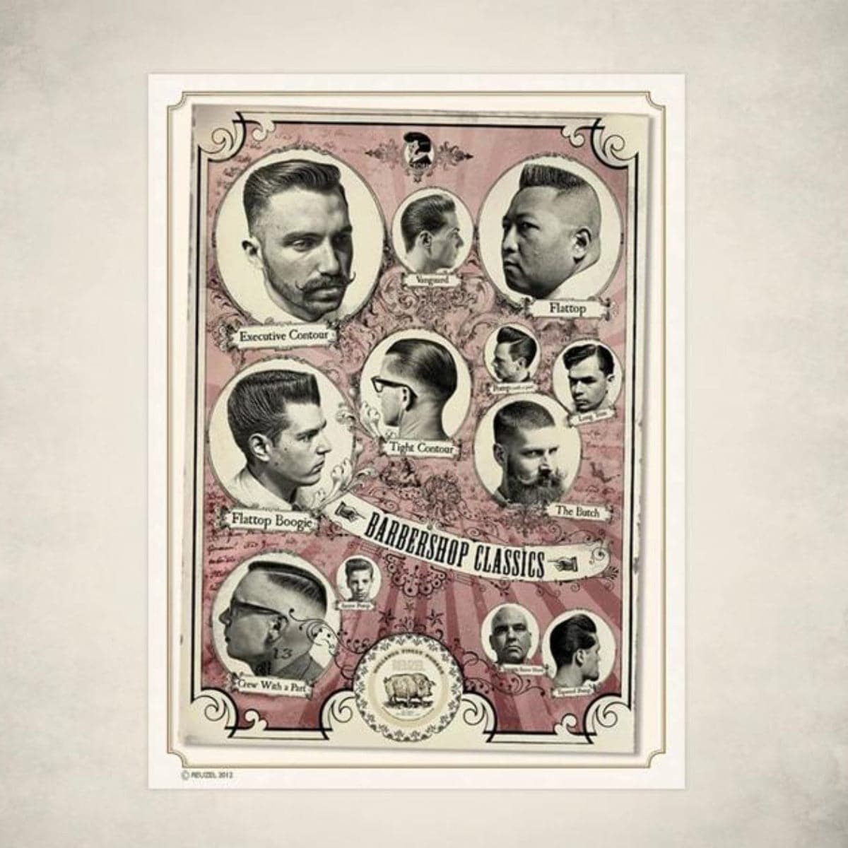 Barbershop Classics Poster | Reuzel Germany