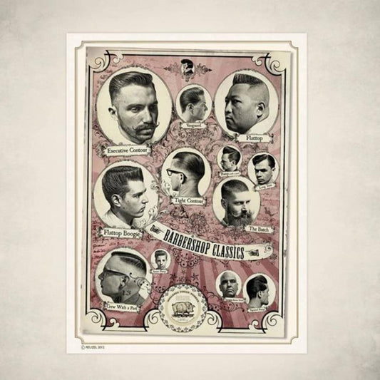 Barbershop Classics Poster | Reuzel Germany