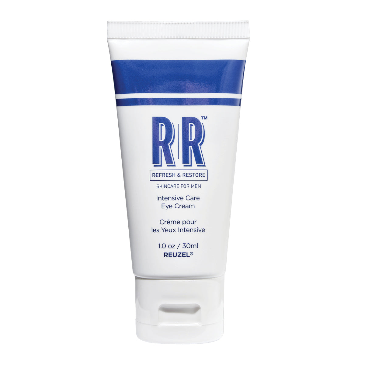 Reuzel Intensive Care Eye Cream tube on a white background